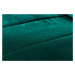 LuxD Rozkládací sedačka Amiyah 215 cm smaragdově zelený samet