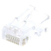 DATACOM Konektor Cat5e RJ45, lanko, UTP 10ks