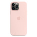 APPLE iPhone 13 Pro Max Silicone Case with MagSafe – Chalk Pink