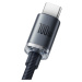 Baseus Crystal Shine odolný opletený kabel USB / USB-C 100W 2m black