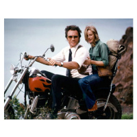 Fotografie Clint Eastwood And Sondra Locke, 40 × 30 cm