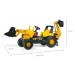 Šlapací traktor JCB s přední i zadní lžící Rolly Toys 812004