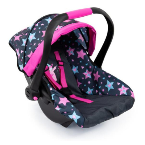 Bayer Autosedačka pro panenku nosítko se stříškou navy blue stars