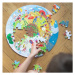 Bigjigs Toys Kulaté podlahové puzzle Čtyří roční období 50 dílků