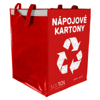 Taška na tříděný odpad SORT EASY CARTON, 30x30x40cm, 36l SIXTOL