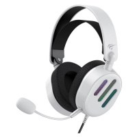 Sluchátka Havit Gaming Headphones H2038U RGB (white)