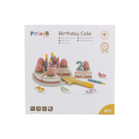 PolarB Dřevěný narozeninový dort
