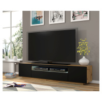 ARTBm TV stolek AURA 200 | dub artisan/černý mat Variant: bez LED osvětlení