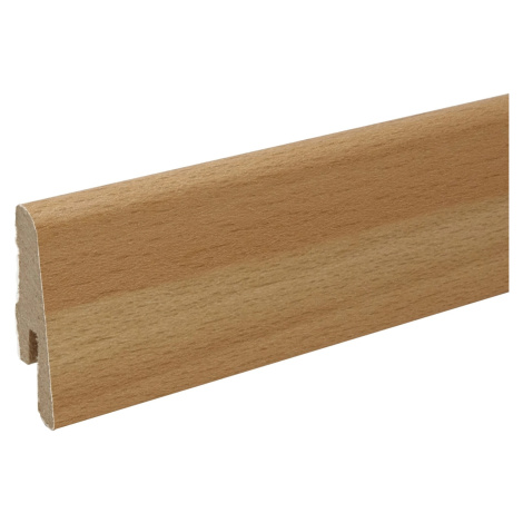 Soklová lišta MDF Modern 40 Buk světlý, 40 x 18 x 2400 mm