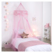 DekorStyle Baldachýn nad postel Princess růžový 60x250 cm růžový