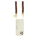 La Coque Francaise Emmy phone chain brown flake