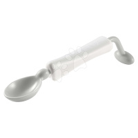 Tréninkové lžičky pro děti 360° Training Spoon Beaba Light Mist 16 cm ve výstavním stojanu šedé 