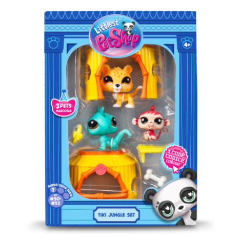 TM Toys Littlest Pet Shop 3 figurky džungle
