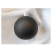 Vánoční ozdoby Malá vánoční koule 6 ks - černá matná