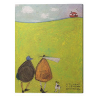 Obraz na plátně Sam Toft - Little Red Caravan on the Hill, 2 cm - 30×40 cm