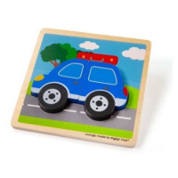 Bigjigs Toys Vkládací puzzle Auto