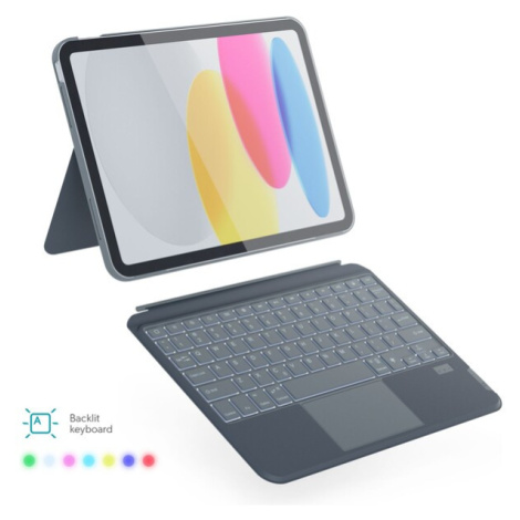 Epico pouzdro s podsvícenou klávesnicí pro Apple iPad Pro 11" (M4) - čeština - šedá Šedá