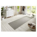 BT Carpet - Hanse Home koberce Běhoun Nature 104273 Light Grey – na ven i na doma - 80x500 cm