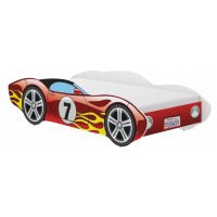 Nádherná dětská postel ve stylu červeného závodního auta