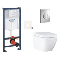 Závěsný wc set do lehkých stěn / předstěnová montáž Grohe Euro Ceramic SIKOGRSEUSA