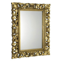 SCULE zrcadlo v rámu, 70x100cm, zlatá IN163