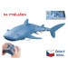 MIKRO TRADING - R/C žralok bílý 34cm na baterie 2,4GHz s USB nabíjením v krabičce