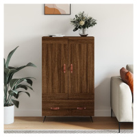 vidaXL Skříň highboard hnědý dub 69,5 x 31 x 115 cm kompozitní dřevo