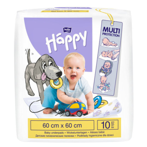 BELLA HAPPY Baby dětské podložky (60x60 cm), 10 ks Bella Baby Happy