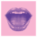Ilustrace Half tone pattern of woman's lips, GeorgePeters, 40x40 cm