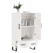 vidaXL Skříň highboard lesklá bílá 69,5 x 31 x 115 cm kompozitní dřevo