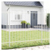vidaXL Zahradní plot 2 pcs Bílá 3,4 x 1,5 m Práškově lakovaná ocel