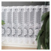 Dekorační metrážová vitrážová záclona EMA bílá výška 60 cm MyBestHome Cena záclony je uvedena za