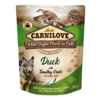 Kapsička CARNILOVE Dog Paté Duck with Timothy Grass 300 g