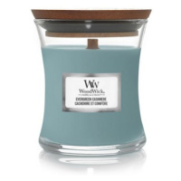 Vonná svíčka WoodWick malá - Evergreen Cashmere