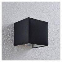 Lindby Nástěnná lampa Adea s vypínačem, 13 cm, černá