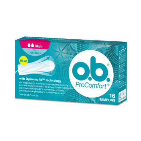 o.b. tampony ProComfort Mini 16ks Johnson & Johnson