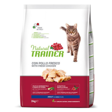 Natural Trainer Adult kuřecí granule 3 kg