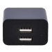Solight USB nabíjecí adaptér, 2x USB, 3100mA max., AC 230V, černý DC48A