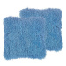 BELIANI, Sada 2 polštářů 45 x 45 cm modrá CIDE, 257546