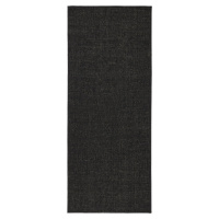 NORTHRUGS - Hanse Home koberce Běhoun Twin-Wendeteppiche 103096 black cream – na ven i na doma -