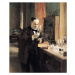 Fotografie Louis Pasteur in his Laboratory, 1885, Edelfelt, Albert Gustaf Aristides, 32.7 × 40 c