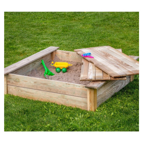 Tuindeco Square sandpit 100cm