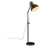 vidaXL Stojací lampa 25 W černá 30 x 30 x 100–150 cm E27