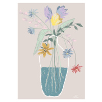 Ilustrace Flower Bouquet, Studio Collection, (26.7 x 40 cm)