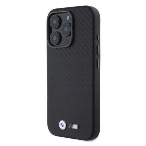 Bmw Pouzdro pro iPhone 16 Pro Max 6,9 černý Carbon Wrapped Metal