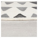 Flair Rugs koberce Kusový koberec Dauntless Shadow Rays Grey – na ven i na doma - 160x160 (průmě