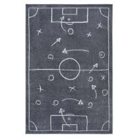 Tmavě šedý dětský koberec 120x170 cm Gameplan – Hanse Home