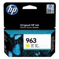 HP 963 originální inkoustová cartridge žlutá Žlutá