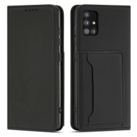 Magnetové pouzdro na karty pro Xiaomi Redmi Note 11 peněženka pouzdro na karty černé