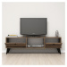 Kalune Design TV stolek SERENAT 138 cm černý/ořech